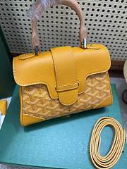 Fortok Goyard Saïgon Souple Mini Bag Yellow 20 x 14 x 9 cm - 3