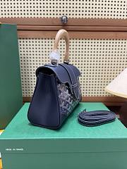 Fortok Goyard Saïgon Souple Mini Bag Navy Blue 20 x 14 x 9 cm - 6