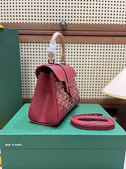 Fortok Goyard Saïgon Souple Mini Bag Red 20 x 14 x 9 cm - 3