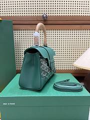 Fortok Goyard Saïgon Souple Mini Bag Green 20 x 14 x 9 cm - 6