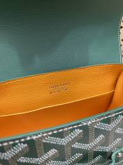 Fortok Goyard Saïgon Souple Mini Bag Green 20 x 14 x 9 cm - 4