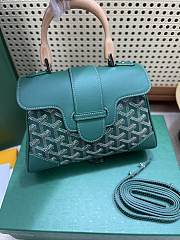 Fortok Goyard Saïgon Souple Mini Bag Green 20 x 14 x 9 cm - 3
