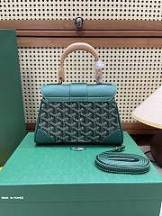 Fortok Goyard Saïgon Souple Mini Bag Green 20 x 14 x 9 cm - 2