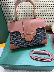 Fortok Goyard Saïgon Souple Mini Bag Brown 20 x 14 x 9 cm - 5