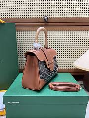 Fortok Goyard Saïgon Souple Mini Bag Brown 20 x 14 x 9 cm - 3