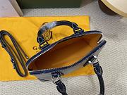 Fortok Goyard Vendome Mini Bag Navy Blue 23 x 10.5 x 18.5 cm  - 3