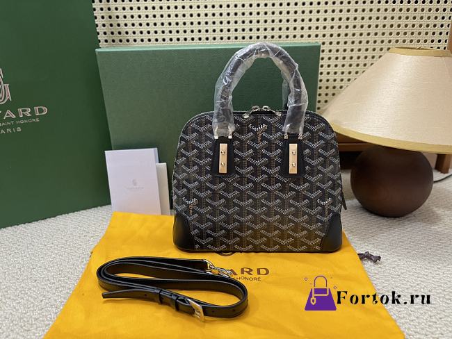 Fortok Goyard Vendome Mini Bag Black 23 x 10.5 x 18.5 cm - 1