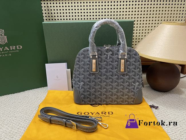 Fortok Goyard Vendome Mini Bag Grey 23 x 10.5 x 18.5 cm - 1