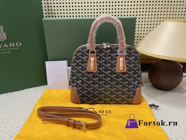 Fortok Goyard Vendome Mini Bag Brown 23 x 10.5 x 18.5 cm - 1