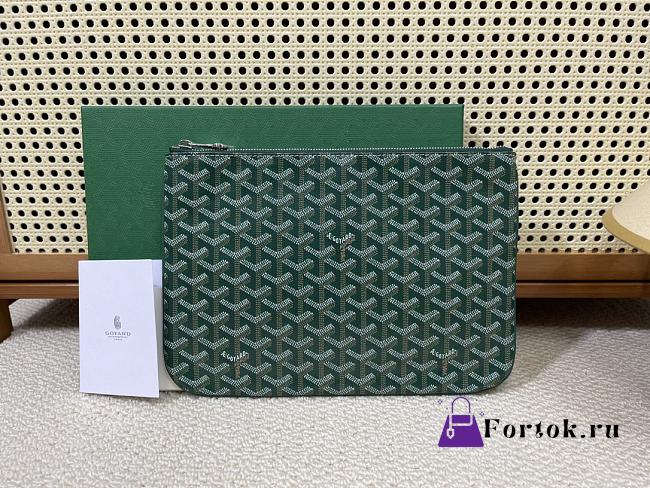 Fortok Goyard Senat PM & MM Bag Green 30cm  - 1
