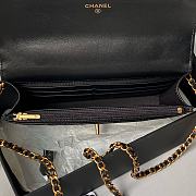 Fortok Chanel 24A WOC Top Handle Caviar Black 19cm - 2
