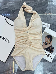 Fortok Chanel Swimsuit Cream - 5