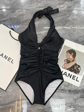 Fortok Chanel Black Swimsuit 