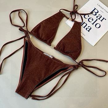Fortok Loewe Bikini Set Brown 