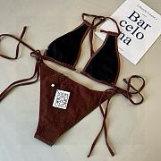 Fortok Loewe Bikini Set Brown  - 6