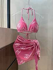 Fortok Chanel Bikini Pink  - 1