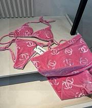 Fortok Chanel Bikini Pink  - 5
