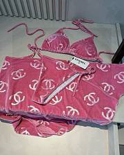 Fortok Chanel Bikini Pink  - 3