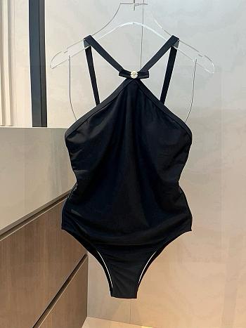 Fortok Versace Swimsuit Black 02