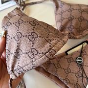 Fortok Gucci Bikini Set Brown  - 5