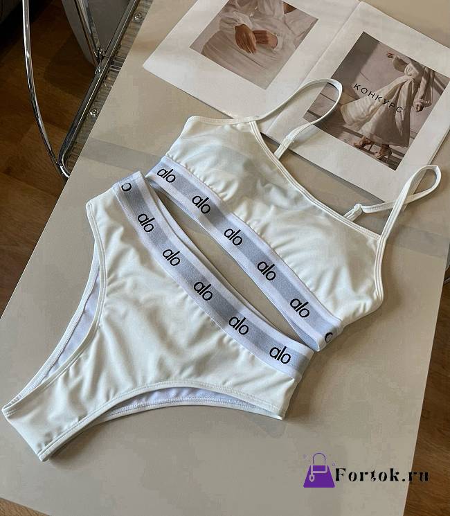 Fortok Alo Bikini Set White  - 1