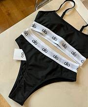 Fortok Alo Bikini Set Black - 2