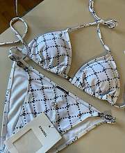 Fortok Chanel Bikini White Set  - 5