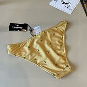 Fortok Chanel Bikini Yellow Set - 6