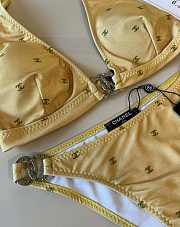 Fortok Chanel Bikini Yellow Set - 4