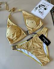 Fortok Chanel Bikini Yellow Set - 3