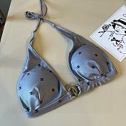 Fortok Chanel Bikini Grey Set - 5