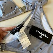 Fortok Chanel Bikini Grey Set - 4