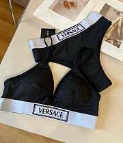 Fortok Versace Bikini Set Black  - 2