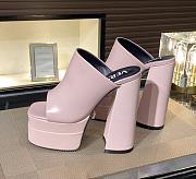 Fortok Versace Women's Sandals Pink Heels 14 cm, Platform 5cm - 5