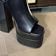 Fortok Versace Women's Sandals Black Heels 14 cm, Platform 5cm - 3
