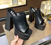 Fortok Versace Women's Sandals Black Heels 14 cm, Platform 5cm - 2