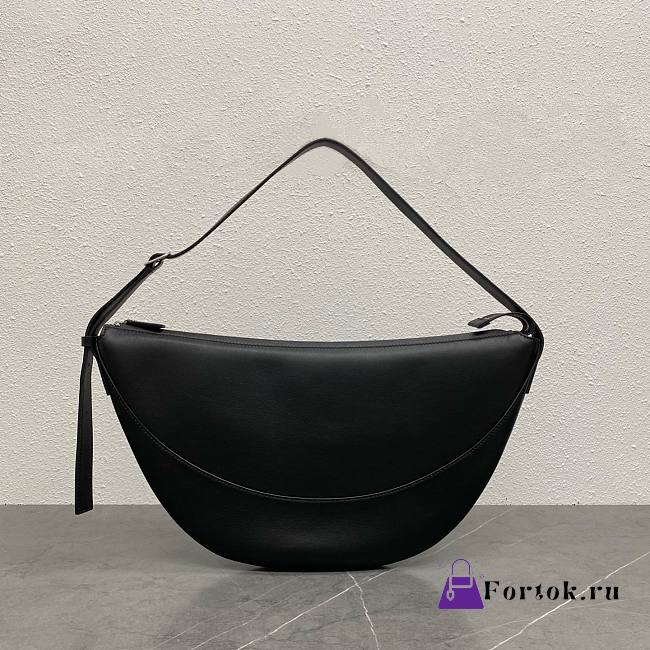 Fortok THE ROW Black Jouve Leather Bag 46x3x24cm - 1