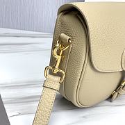 Fortok Dior Bobby Medium Bag Beige 22X17x6cm - 5
