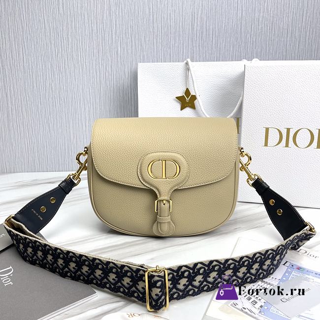 Fortok Dior Bobby Big Bag Beige 27X 21 X 8CM - 1