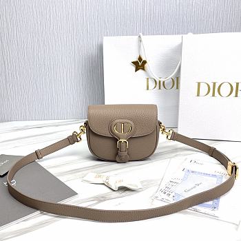 Fortok Dior Bobby Mini Bag Chocolate 18x14x5cm
