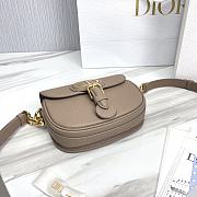 Fortok Dior Bobby Mini Bag Chocolate 18x14x5cm - 5
