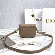 Fortok Dior Bobby Mini Bag Chocolate 18x14x5cm - 2