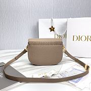 Fortok Dior Bobby Medium Bag Chocolate 22X17x6cm - 6