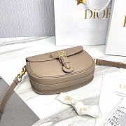 Fortok Dior Bobby Medium Bag Chocolate 22X17x6cm - 5