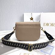 Fortok Dior Bobby Big Bag Chocolate 27X 21 X 8CM - 3