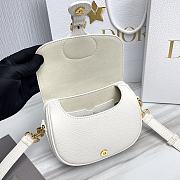 Fortok Dior Bobby Mini Bag White 18x14x5cm - 5
