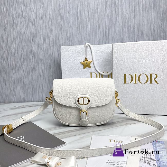 Fortok Dior Bobby Medium Bag White 22X17x6cm - 1