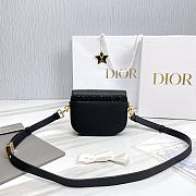 Fortok Dior Bobby Mini Bag Black 18x14x5cm - 4