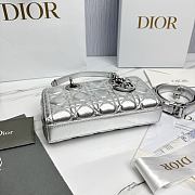 Fortok Dior D-Joy Shinning Silver 22 x 12 x 6 cm - 5