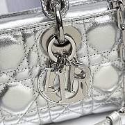 Fortok Dior D-Joy Shinning Silver 22 x 12 x 6 cm - 2
